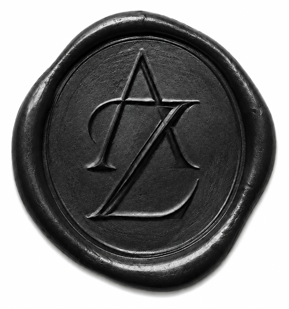 A&Z black wax seal
